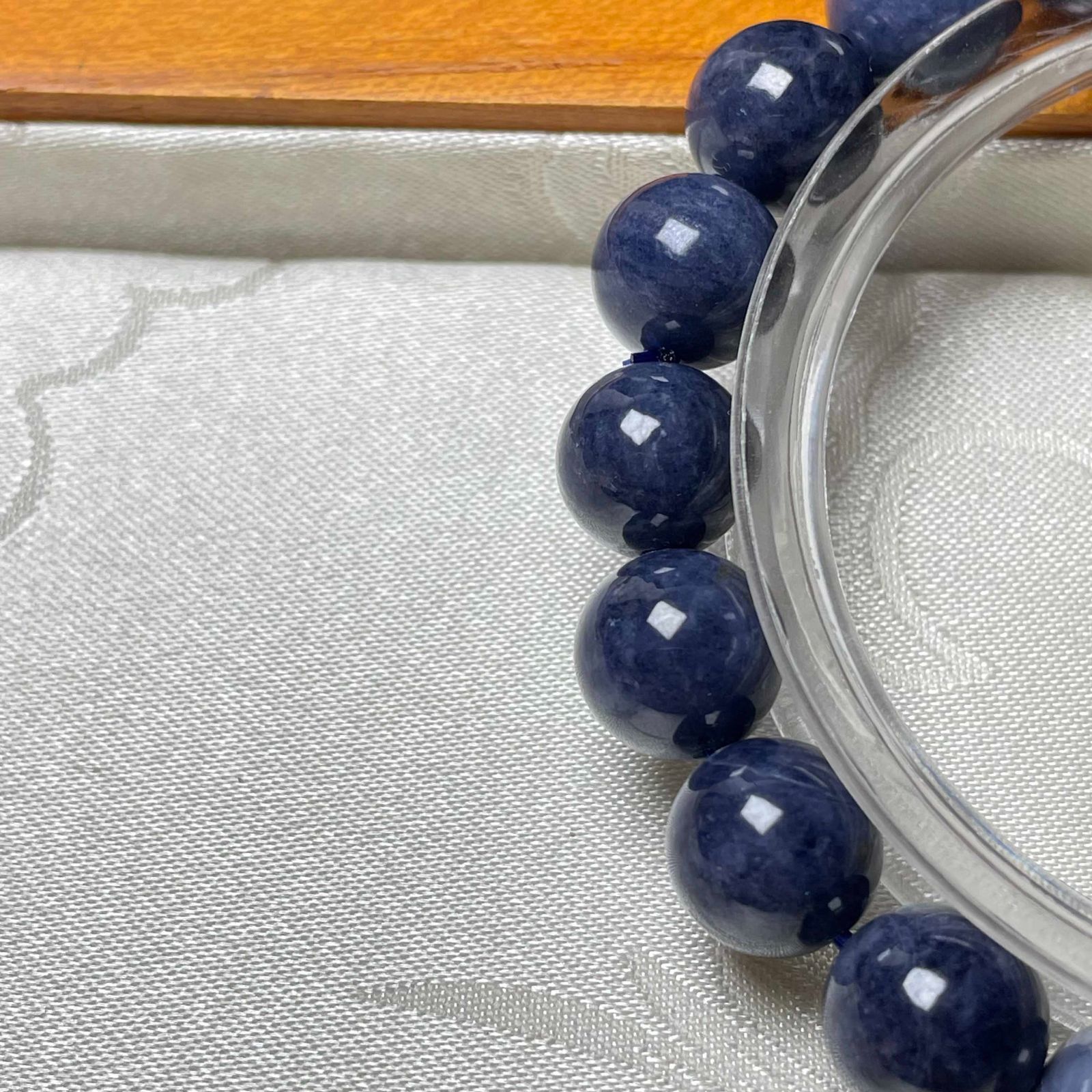 EU製 サファイア パワーストーン 天然石 青玉 きれいめ プレゼント 約9.4-9.7mm ZB9432 NICORILABO_COM