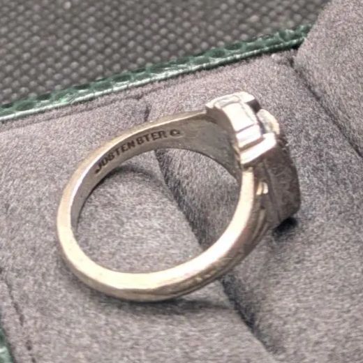 70s 1977年 BALE ベイル STERLING クラスリング カレッジ JOSTENS 1977年 カレッジリング スターリングシルバー925 10号