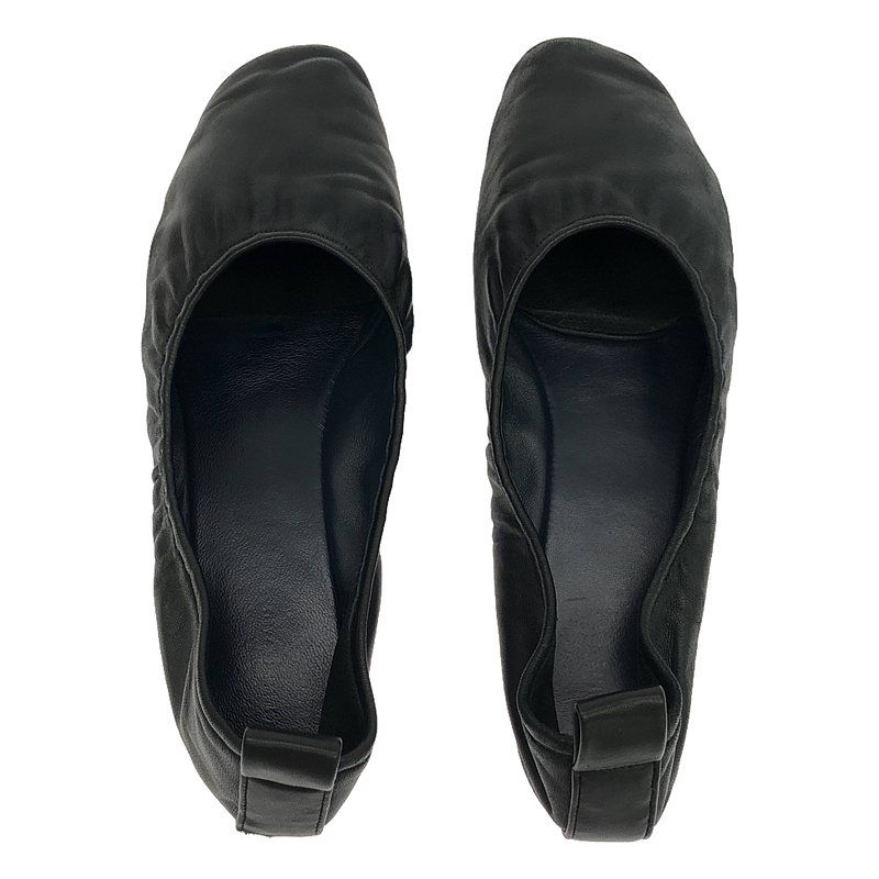 CELINE セリーヌ フィービー期 ソフトバレリーナ ブラック CELINE / セリーヌ | フィービー期 ソフトレザー フラットシューズ