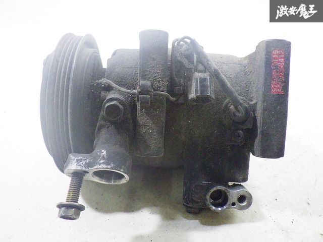 保証付 動作OK】日産純正 S13 シルビア エアコンコンプレッサー