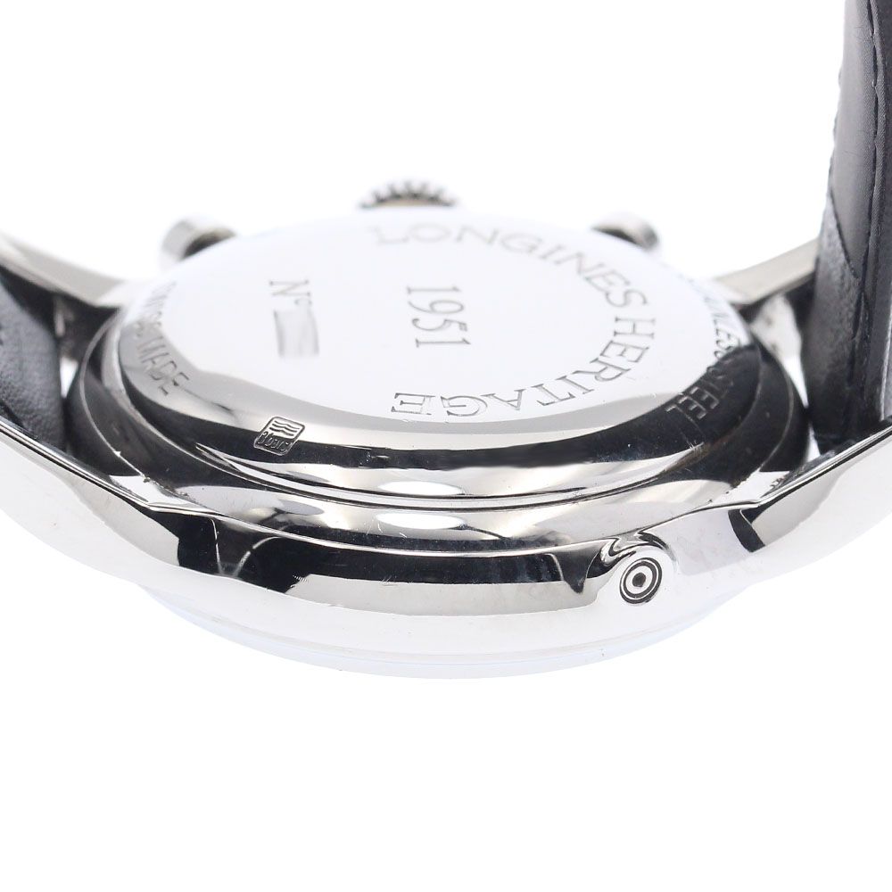 ロンジン LONGINES L2.745.4 ヘリテージ 1951 デイト クロノグラフ  