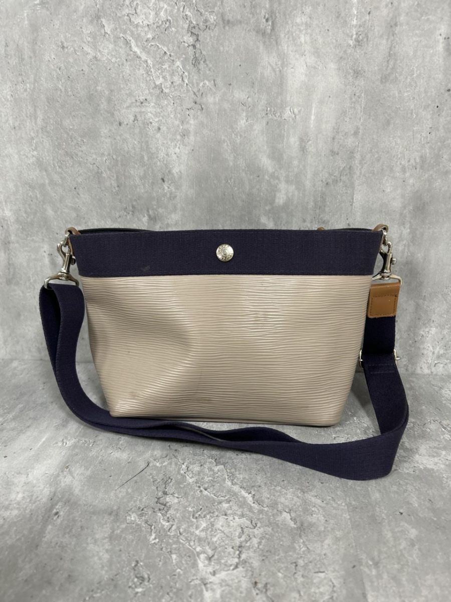 TOPKAPI ショルダーバッグ ベージュ×紺 専用 TOPKAPI トプカピ ショルダーバッグ 紺色 TOPKAPI - トプカピ バッグ ショルダー TOPKAPI　ショルダーバッグ　ベージュ×紺