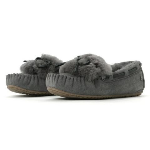 EMU Australia Amity モカシン  グレー  W8 新品未使用 EMU AUSTRALIA エミュ オーストラリア モカシン シューズ AMITY