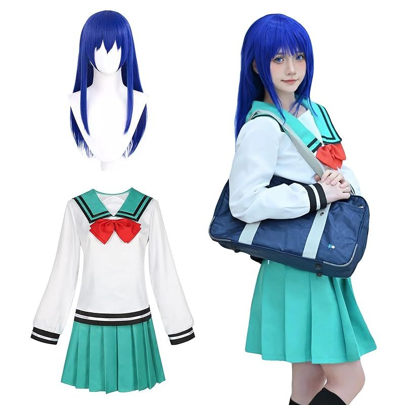 在庫 神併 照橋心美 コスプレ ウィッグ付き 高校生 斉木楠雄のΨ難 コスプレ衣装 大人用 仮装 文化祭 イベント コスチューム ステージ服 Teruhashi Kokomi cosplay 照橋心美 ウィッグ付き L 0