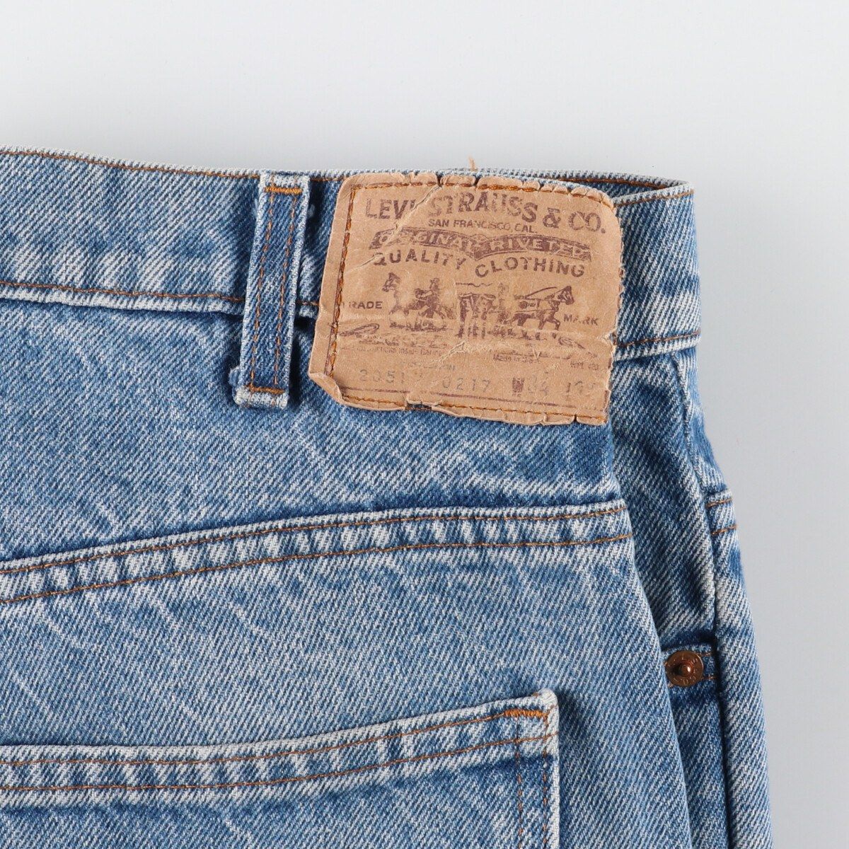 古着 80年代 リーバイス Levi's 20517 0217 オレンジタブ ブーツカットデニムパンツ USA製 メンズw34  ヴィンテージ/eaa362795