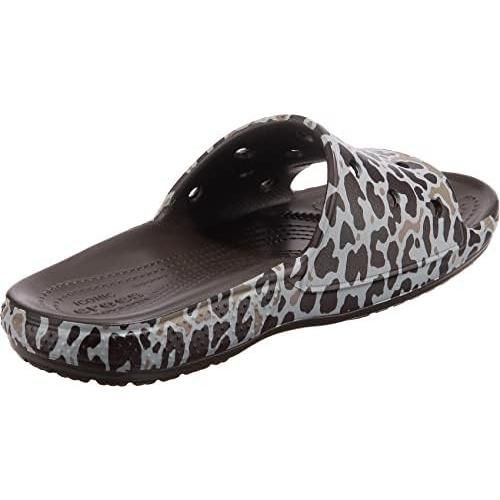 クロックス(crocs) クラシック アニマルプリント スライド