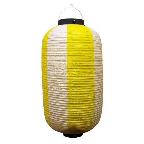 【新品・4営業日で発送】のぼり屋(Noboriya) Nビニール提灯 9170 祭装飾 黄色白 9号長 (1288868)