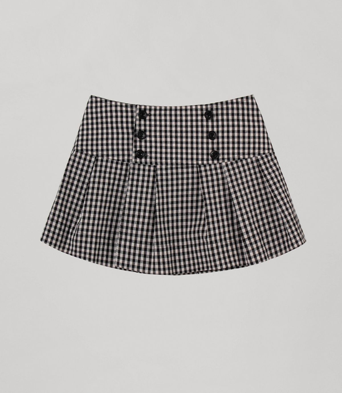 overdue flair オーバーデューフ チェック プリーツ スカート S GULLKHAN_COM