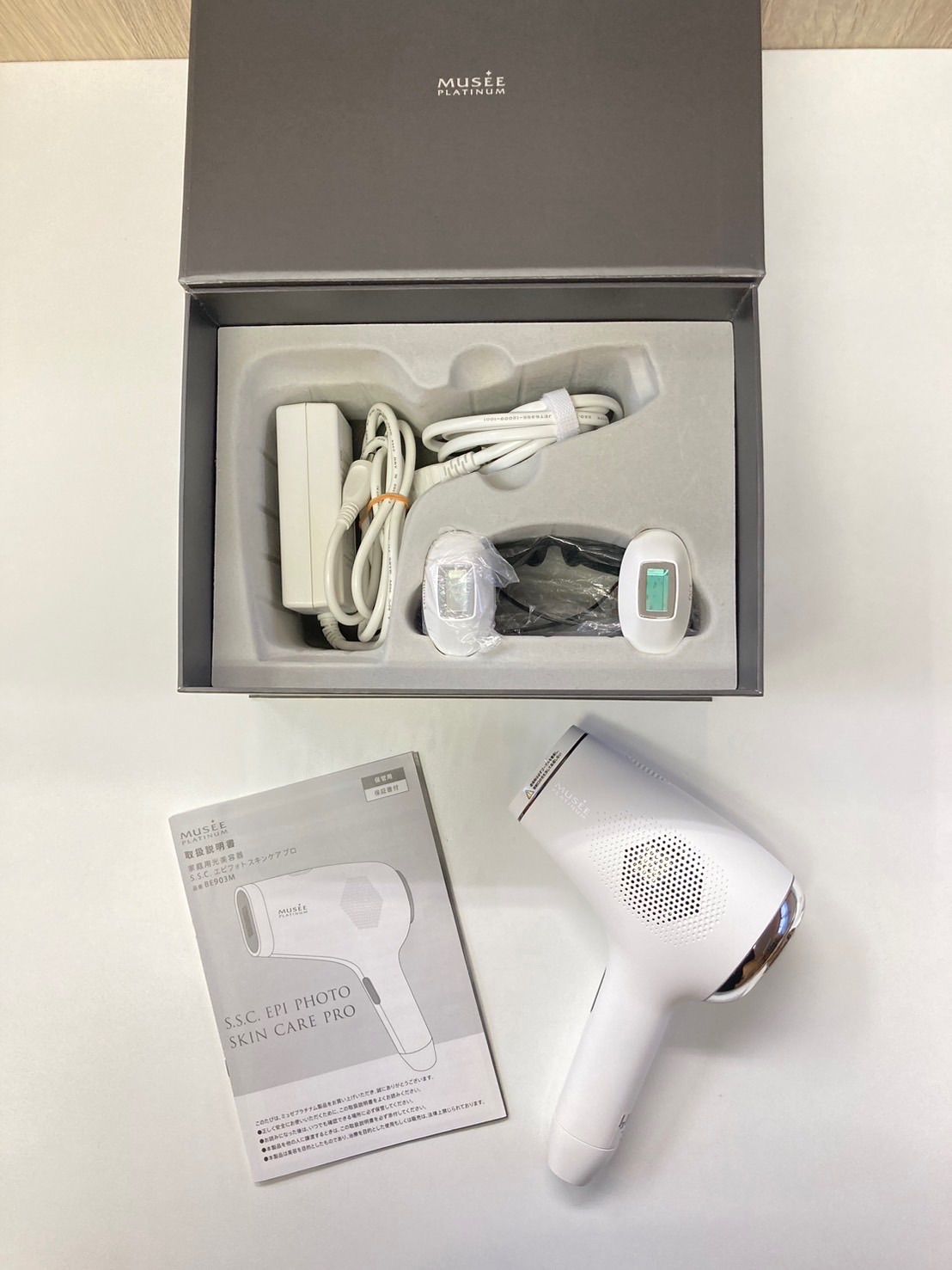 美品】 【通電確認済み】 MUSSE PLATINUMミュゼプラチナム エピ