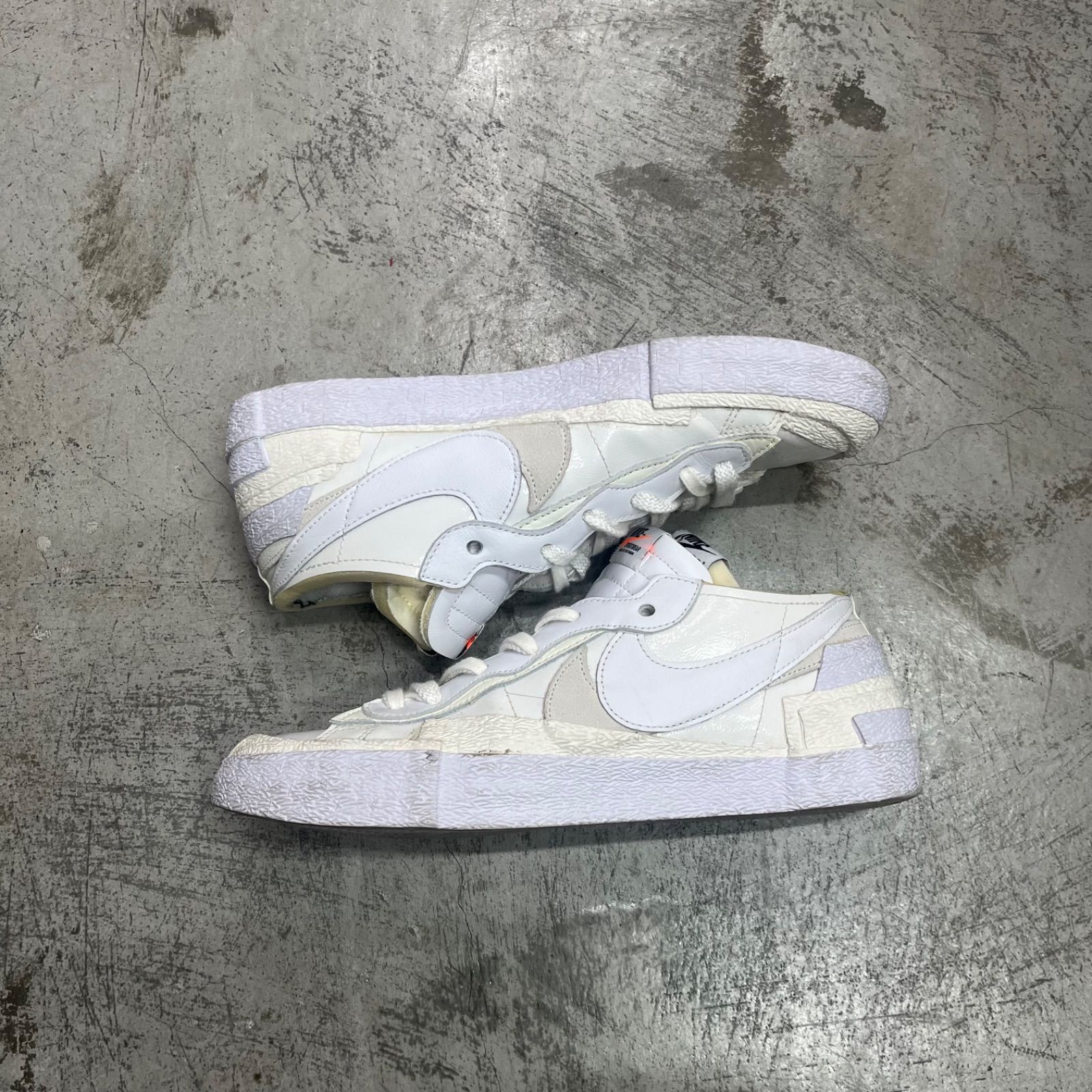 sacai Nike Blazer Low White Patent Leather コラボ パテント レザー 