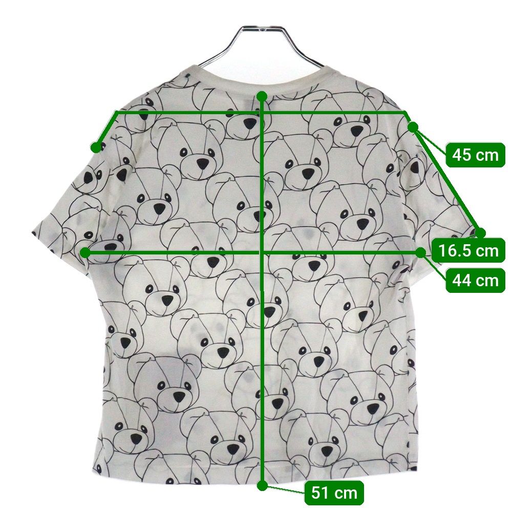 テディベア 総柄プリント