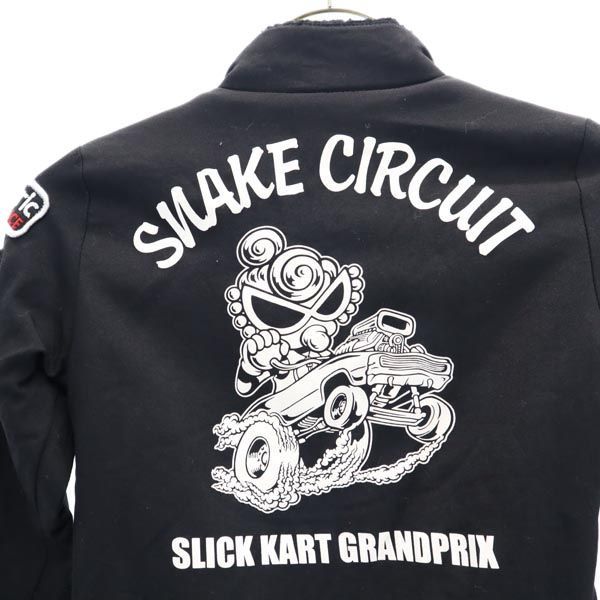 ヒステリックミニ ロゴワッペン フルジップジャケット 100 ブラック