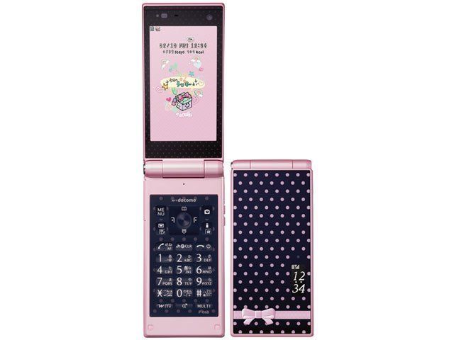 美品 ドコモ F06d ガラケー 携帯電話 docomo STYLE series F-06D Girls