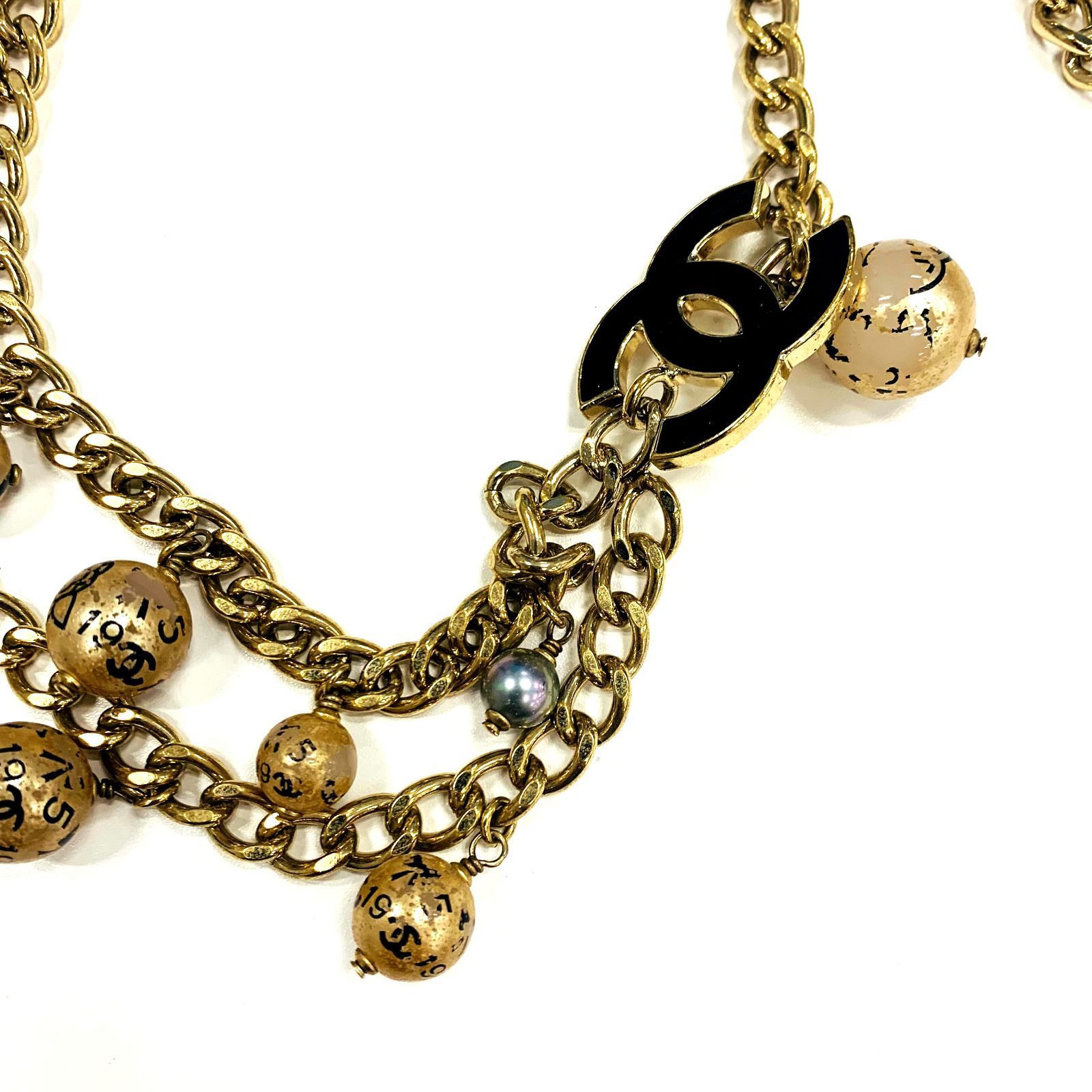 激レア♡CHANEL シャネル 昆虫モチーフ チェーンベルト ネックレス CHANEL チェーンベルト ネックレス ：D0042 - メルカリ