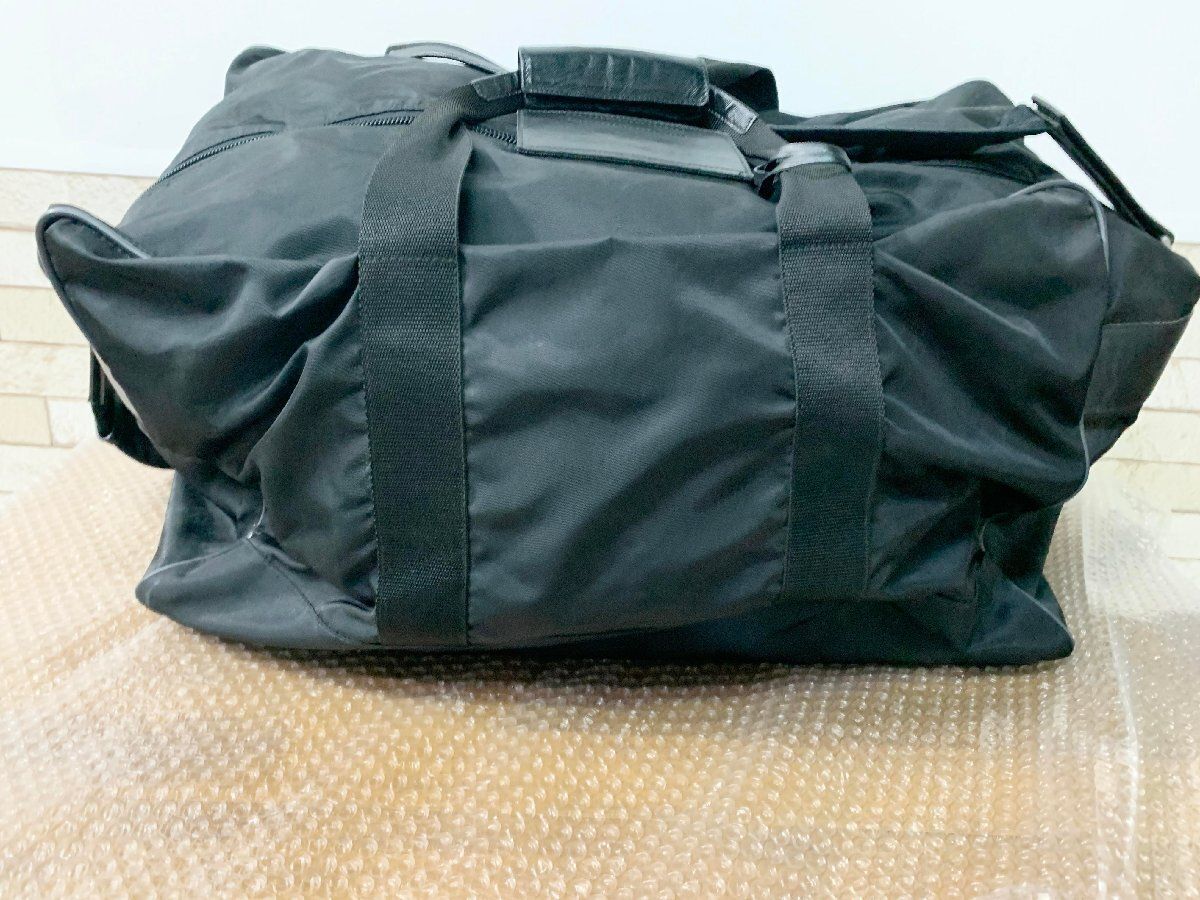 □PRADA プラダ ボストンバッグ V60 TESSUTO+PELLE BORSA