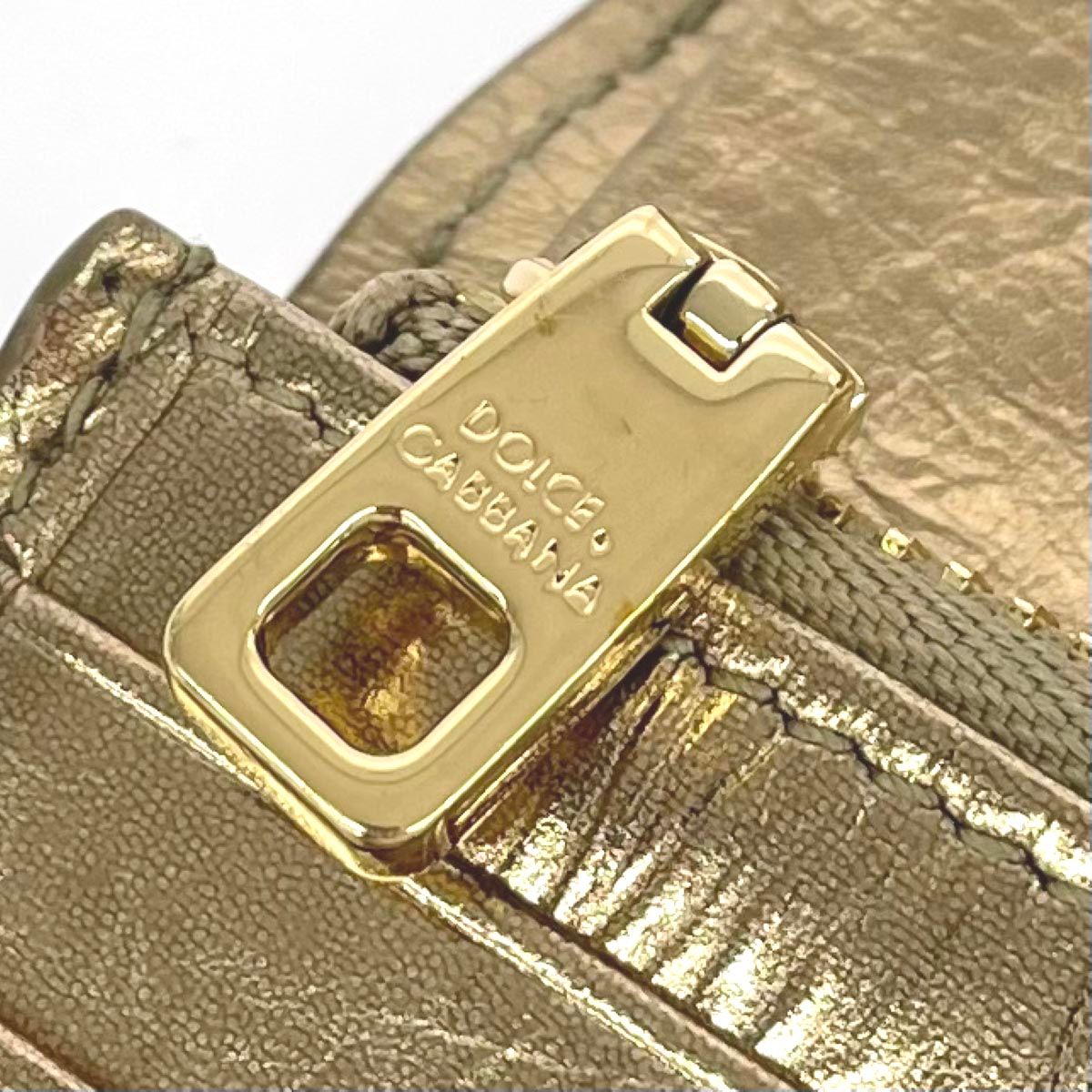美品⭐️dolche&gabbana レザー スカート ゴールド金具 ベルト付き 美品⭐️dolche&gabbana レザー スカート ゴールド金具 ベルト