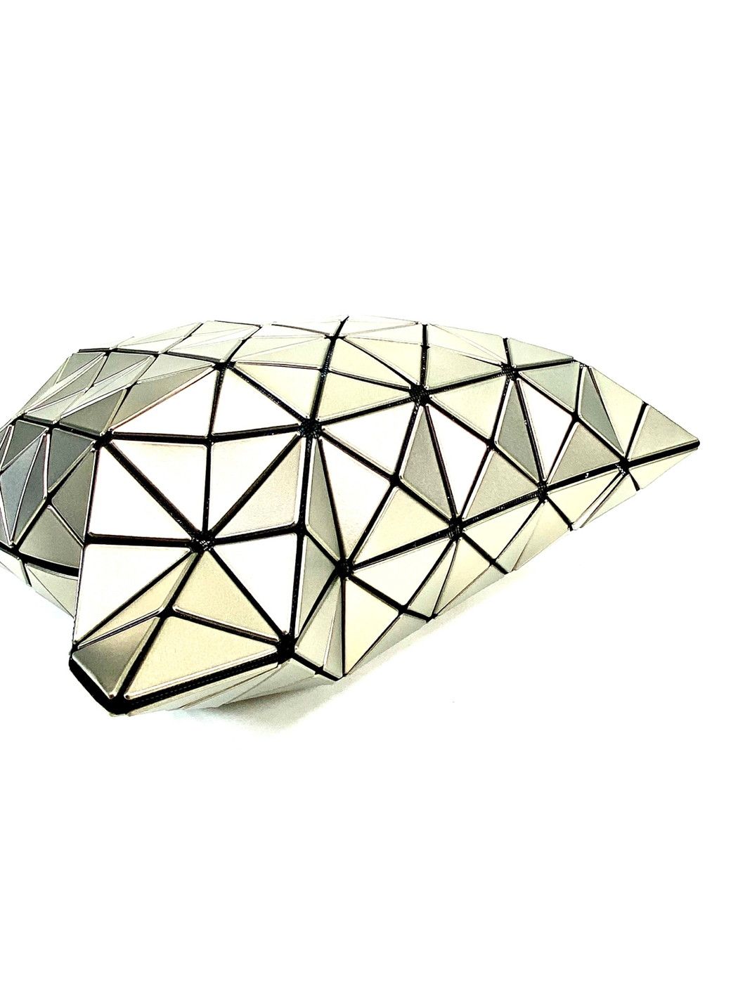 BAOBAO ISSEY MIYAKE トートバッグ プリズム シルバー 9499 BAOBAO ISSEY MIYAKE トートバッグ プリズム シルバー 9499