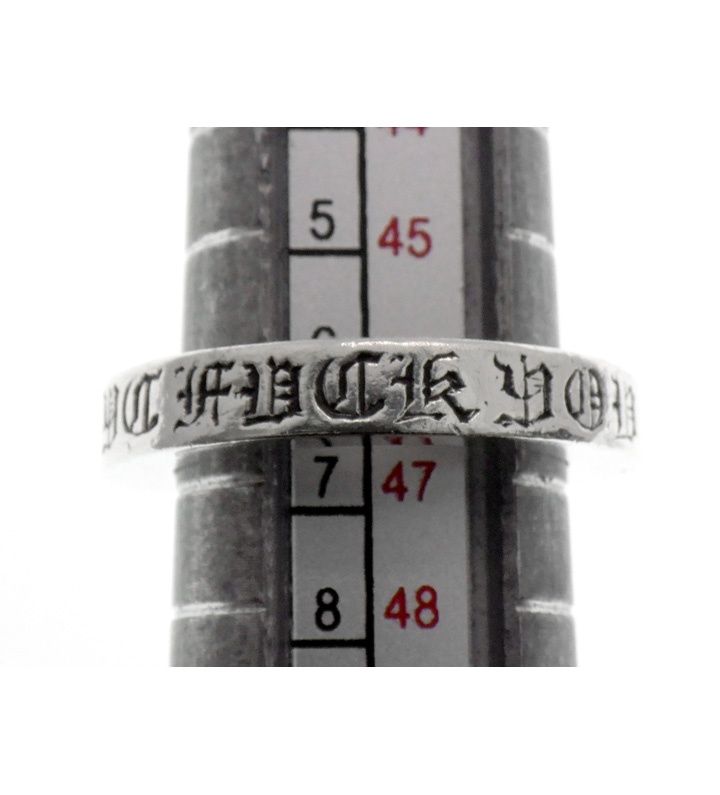 クロムハーツ CHROME HEARTS 【 3mm SPACER NYC FUCK YOU
