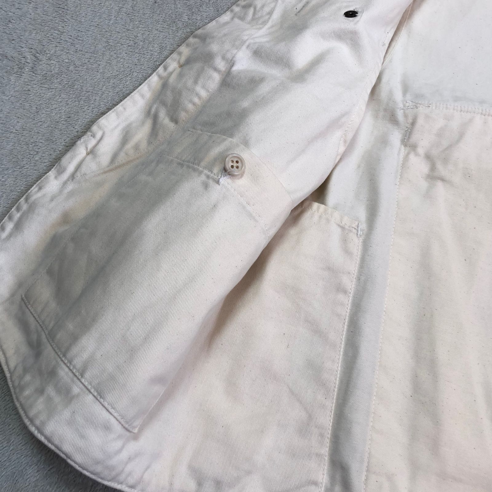 Engeneered Garmentsホワイト ベスト ENGINEERED GARMENTS ハンティングベスト ワークベスト ゲーム