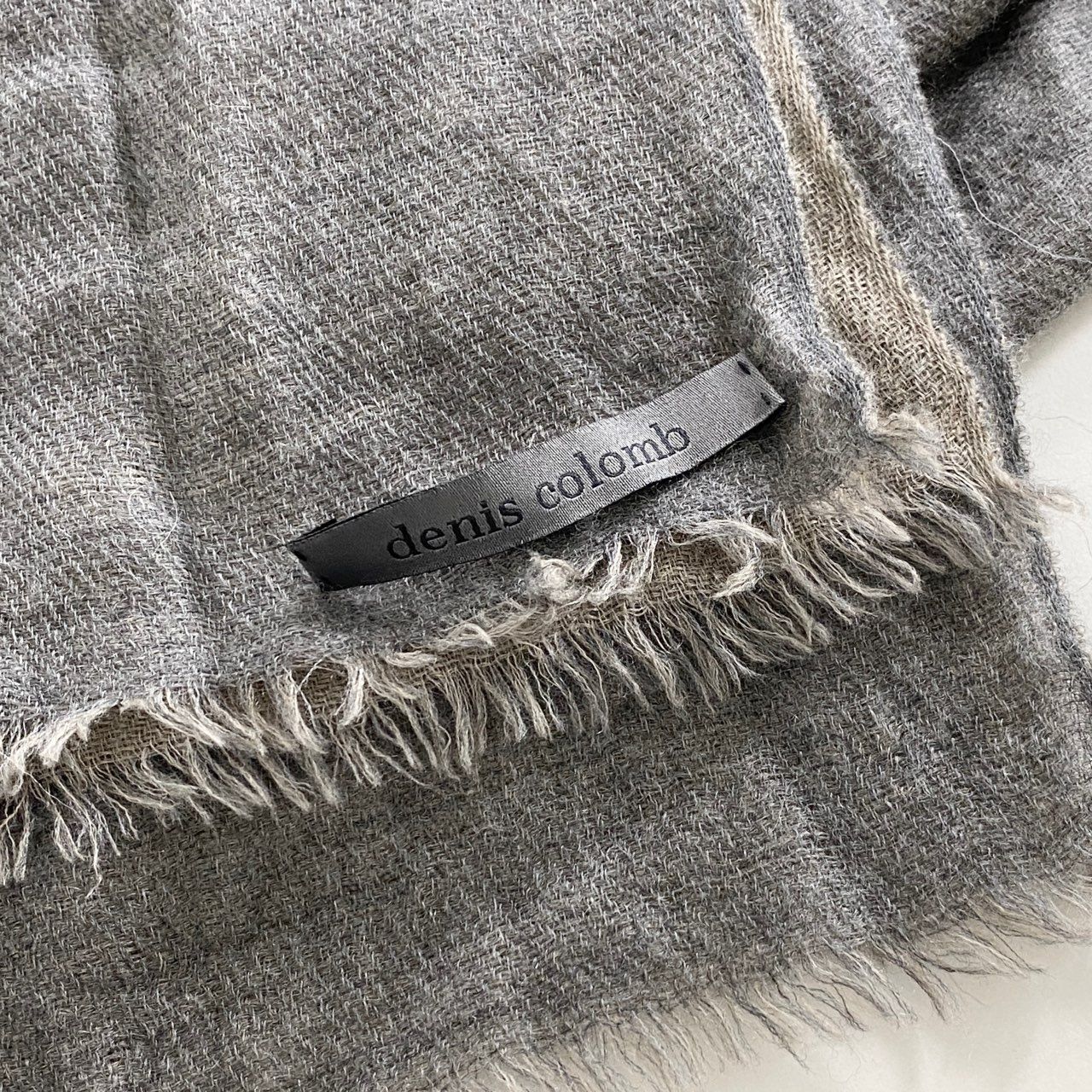 L10《美品》denis colomb デニスコロン カシミヤストール マフラー