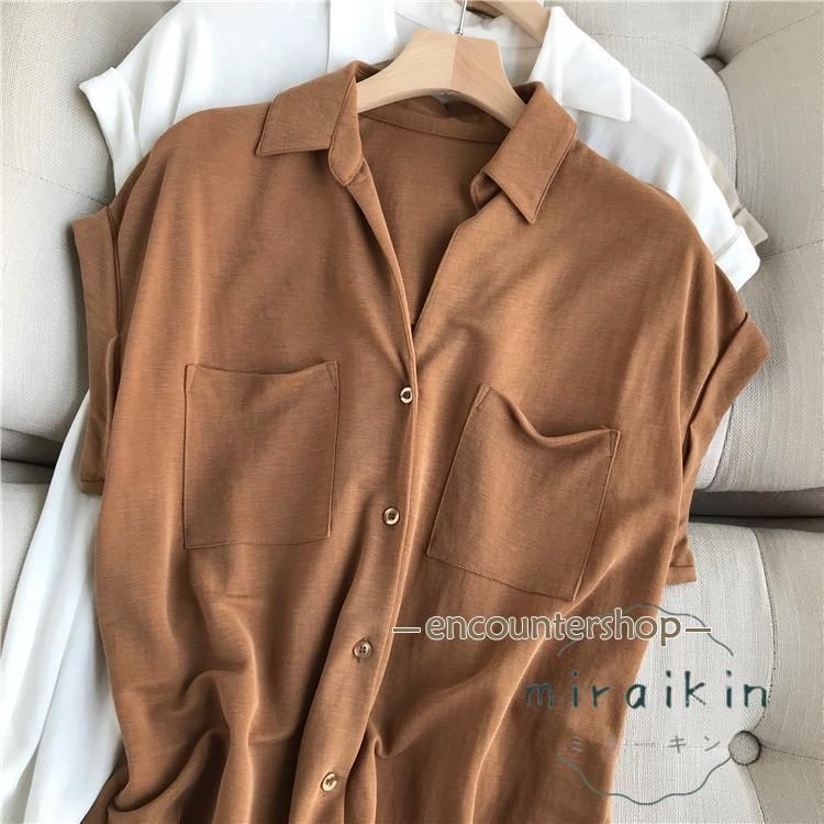 Tシャツ 半袖 レディース トップス 綿 シャツ ブラウス 春 夏 シンプル 