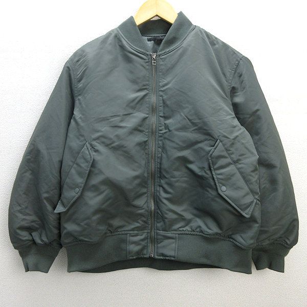 ausさん　old ユニクロ　MA-1 U□ユニクロ/UNIQLO MA-1ブルゾンジャケット/211-453617【XL】緑系