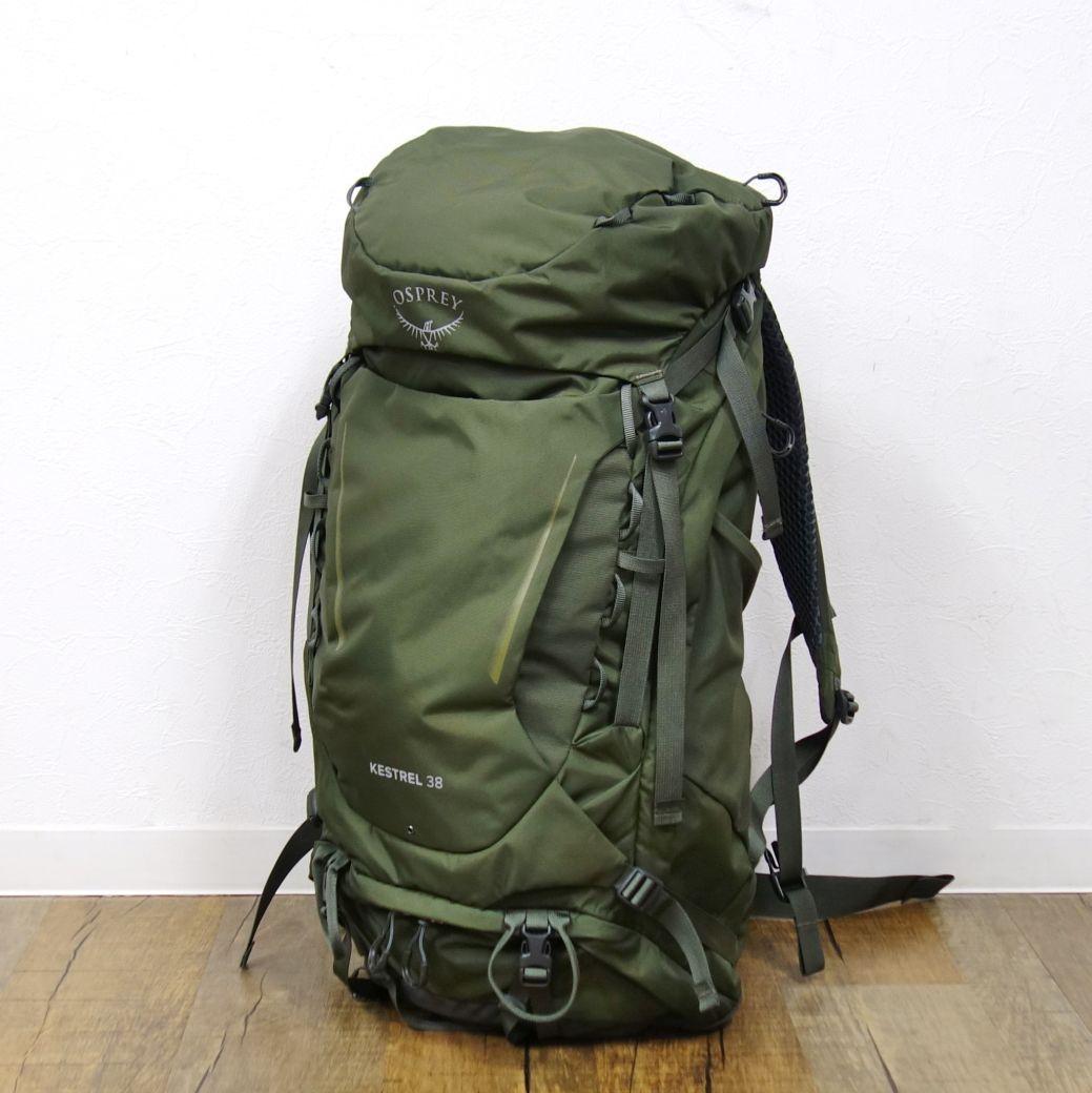 美品 オスプレー OSPREY kestrel 38 ケストレル 38L グリー - メルカリ