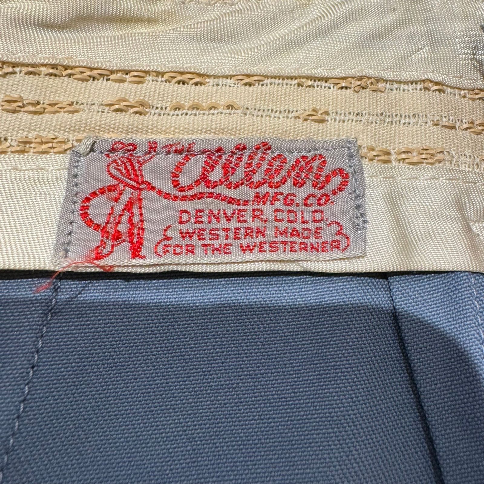 ALLEN（アレン） □□ ③ 50s サイドジップウエスタンパンツ  