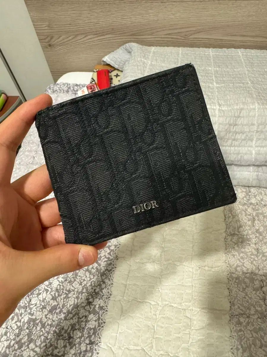 【✨美品✨】 ディオール ギャラクシー オブリーク 二つ折り財布 ブラック Dior HOMME ディオール 財布 メンズ 二つ折り ディオール