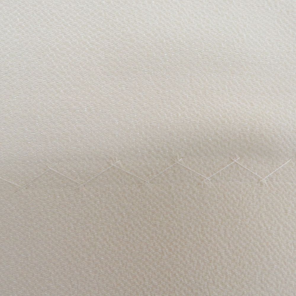 名古屋帯 染帯 正絹 風景柄 水墨画調 お太鼓柄 白x黒 縮緬 カジュアル 長さ369cm