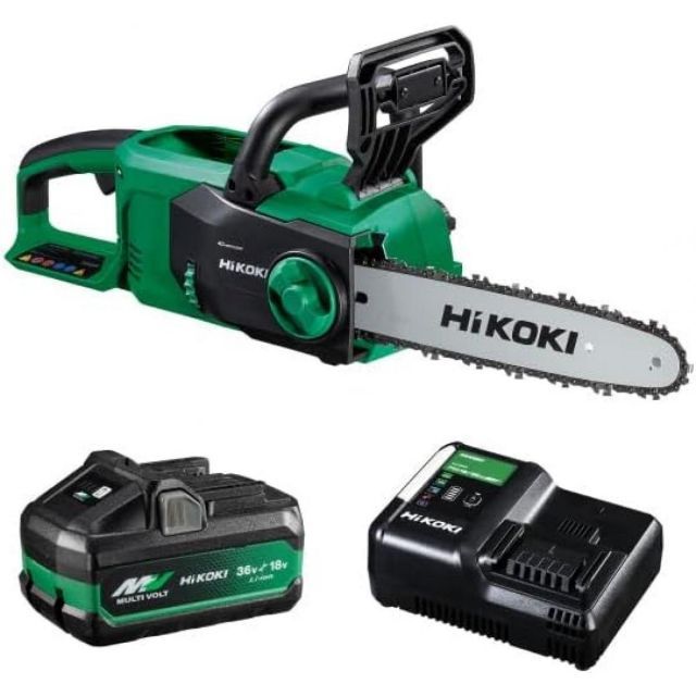 HiKOKI ハイコーキ コードレスチェンソー CS3630DB XPZ 充電式 チェーンソー コードレス バッテリー式 切断 切断作業 電動工具