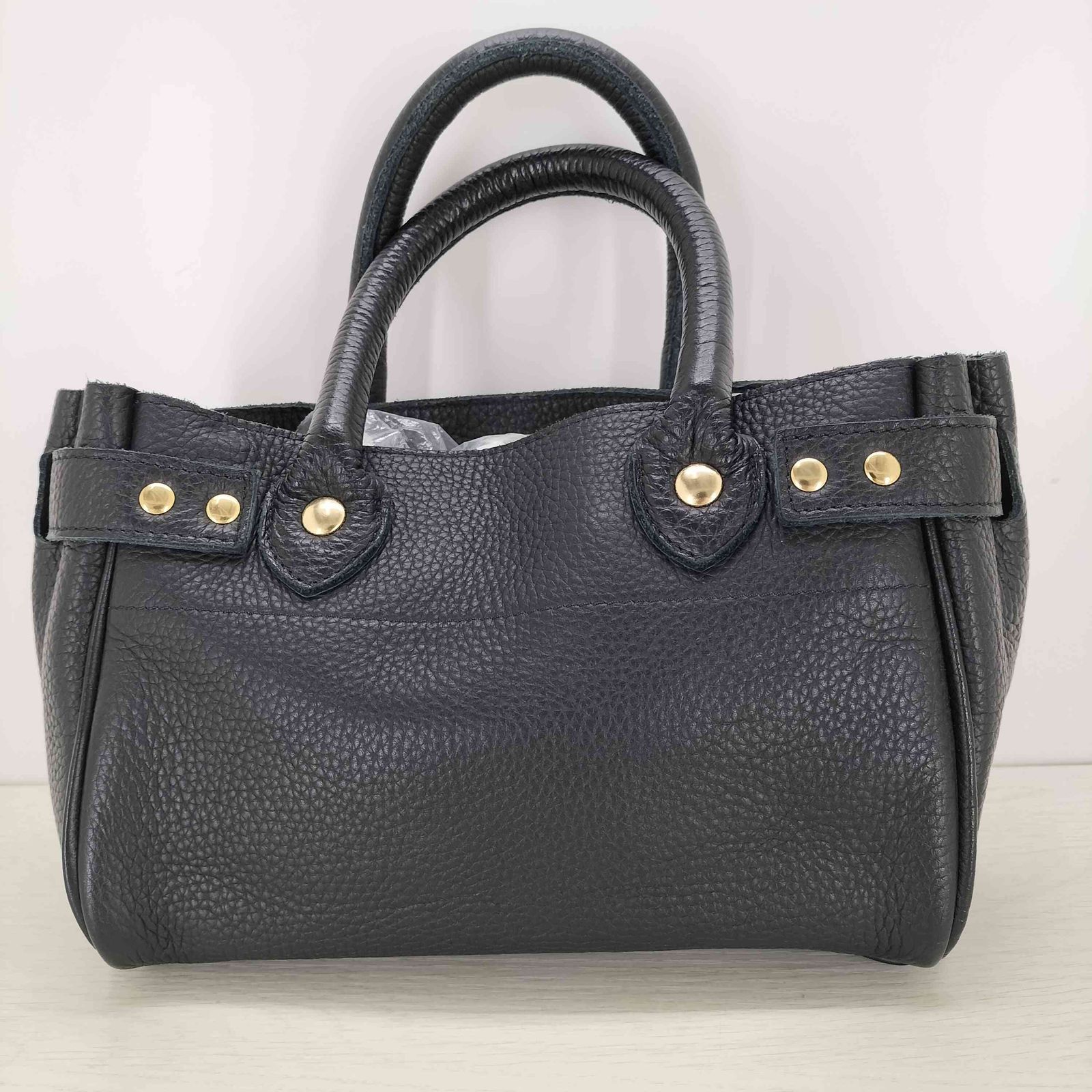 sita parantica レザーハンドバッグ 2way ショルダーバッグ 黒 シータパランティカ SITA PARANTICA 2way シボ革 ミニハンド