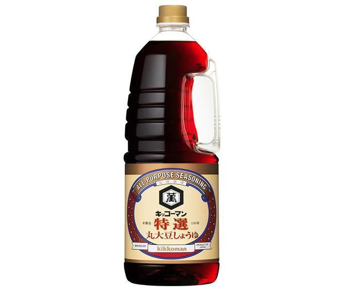 キッコーマン 特選丸大豆しょうゆ 1.8Lペットボトル×6本入× 2ケース ｜ 調味料 濃口 醤油 業務用 ハンディペット