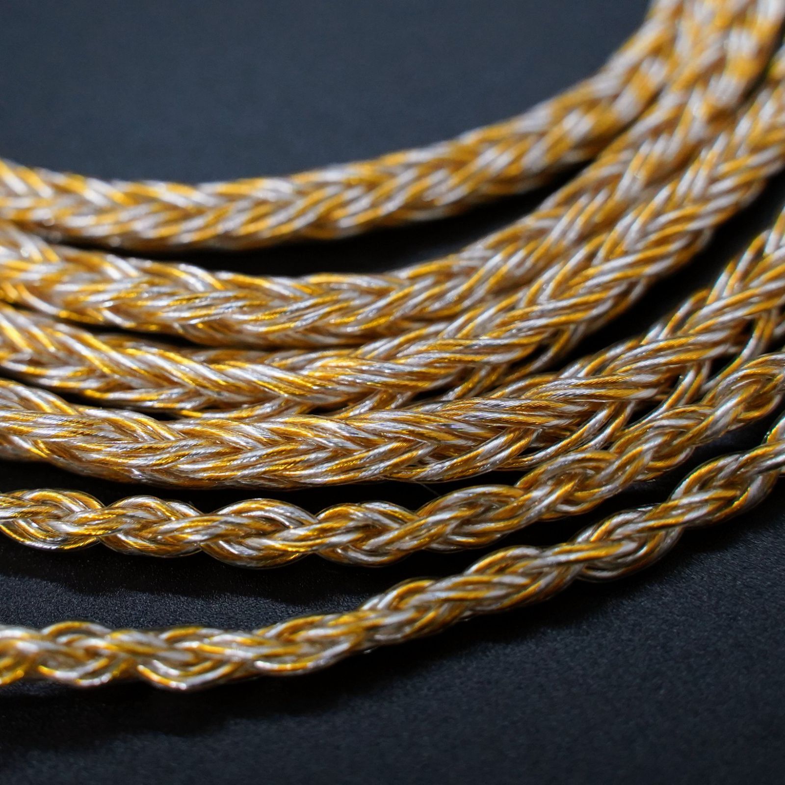 1点のみ】16芯 超希少 銀線＆金線撚り合わせ 0.78 2
