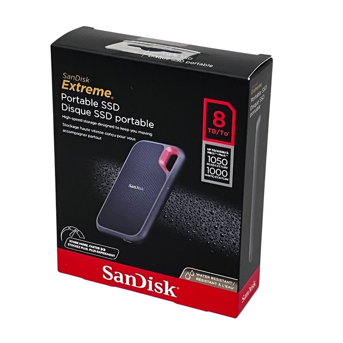 SanDisk SDSSDE61-8T00-G25 Extreme Portable SSD PC周辺機器 ♥ Z10434986