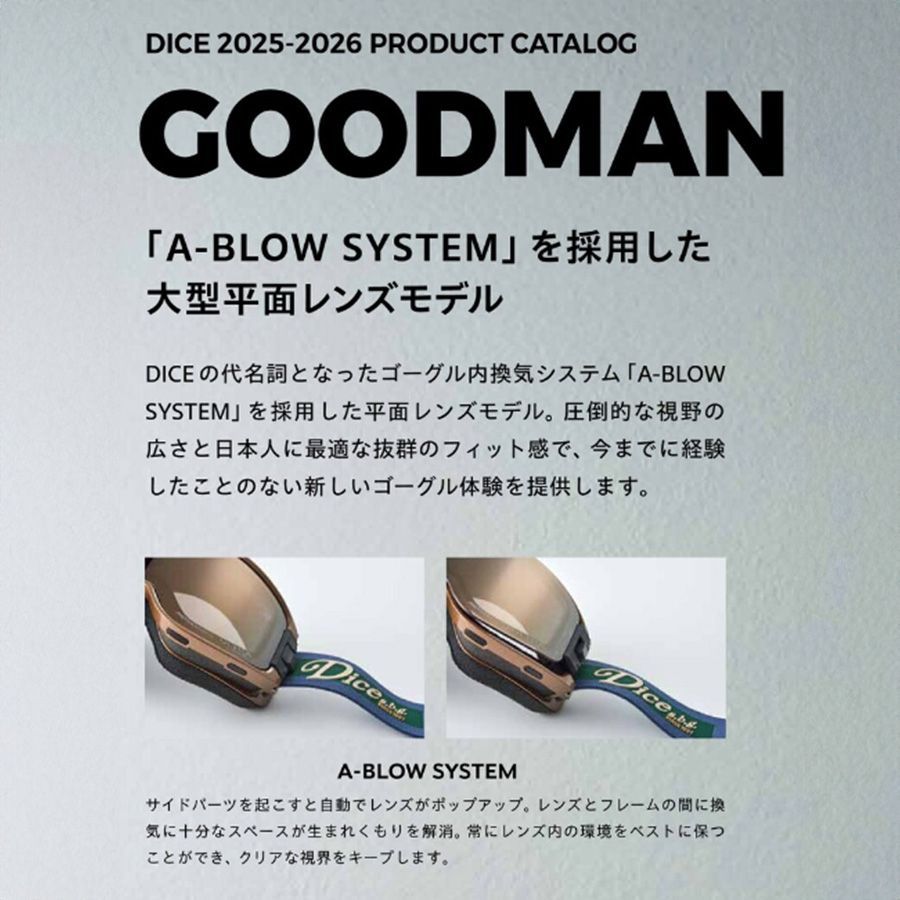 ダイス ゴーグル