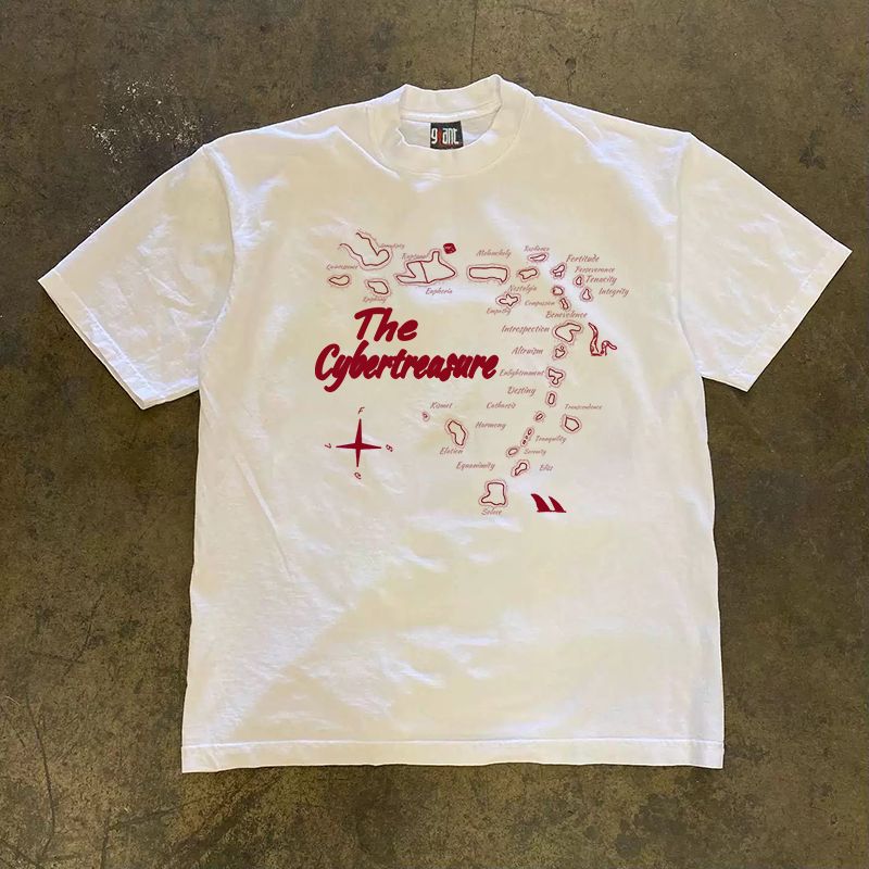 y2k compass graphic print 古着 短丈 opium Tシャツ 90s 00s