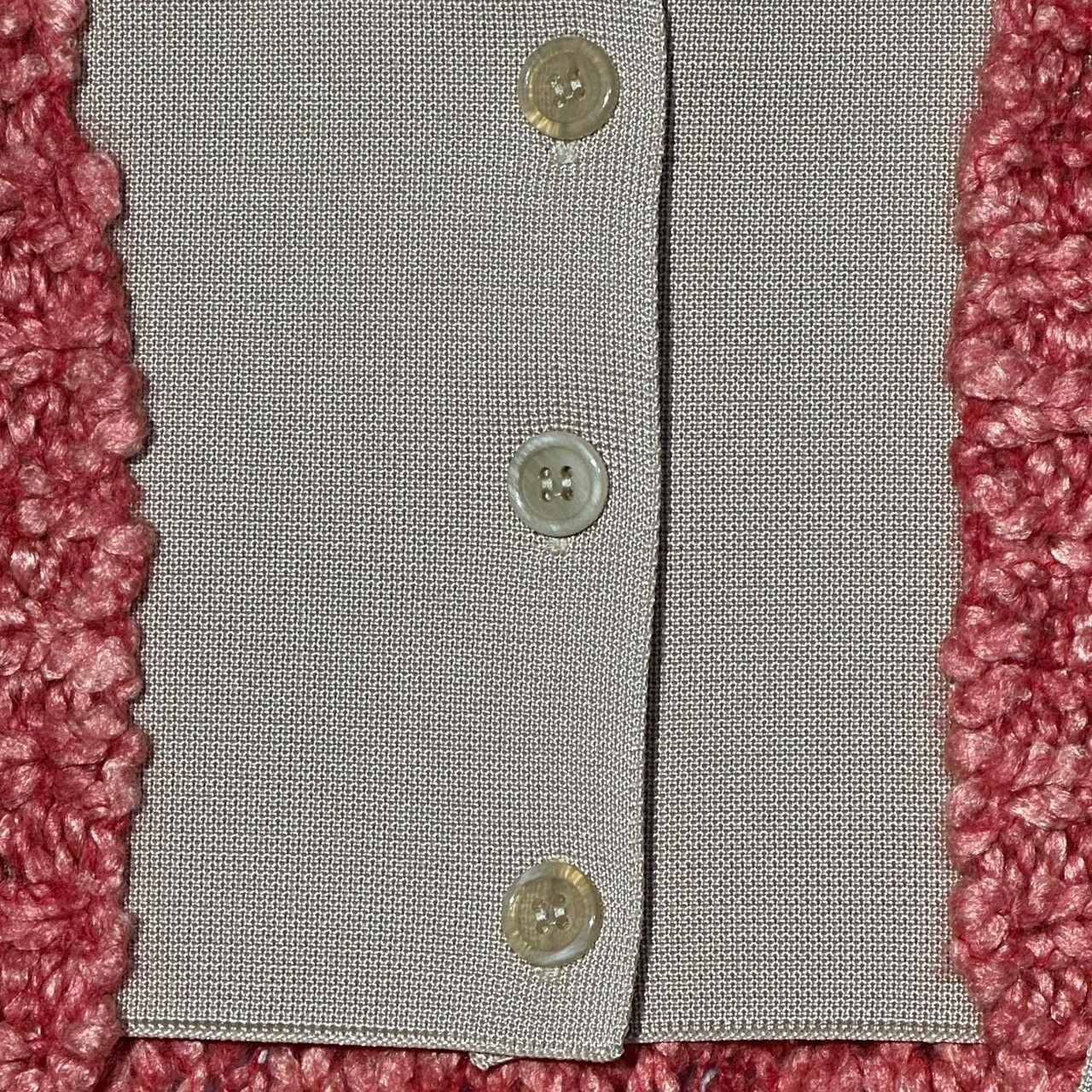  IRENE アイレネ Fipoas Knit Vest フィポアス ニット ベスト 36 サーモンピンク 参考定価¥47 300 ノースリーブ ニット セーター