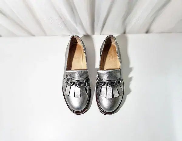 JlL SANDER ジルサンダー バレリーナ　バレーシューズ　37 シルバー JlL SANDER ジルサンダー バレリーナ バレーシューズ 37 シルバー JlL