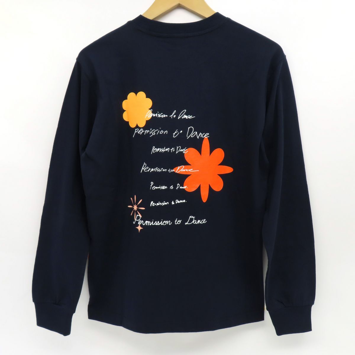 BTS PERMISSION TO DANCE ON STAGE ICON L/S T-SHIRT ロングスリーブ Tシャツ ロンT 長袖 ネイビー  Mサイズ タグ付き ※中古 - メルカリ