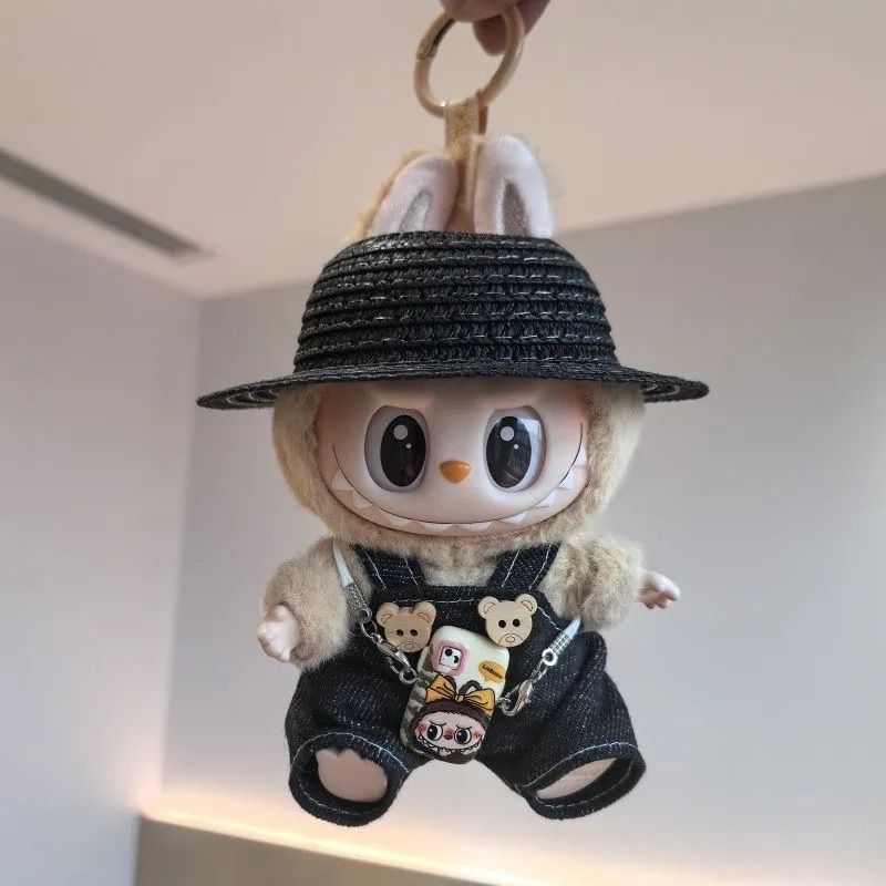 labubu ラブブ ぬいぐるみ着 17cm着せ替え服 可愛い 3点セット