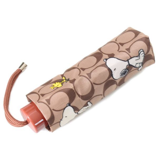 コーチ 傘 スヌーピー COACH ピーナッツ コラボ スヌーピー
