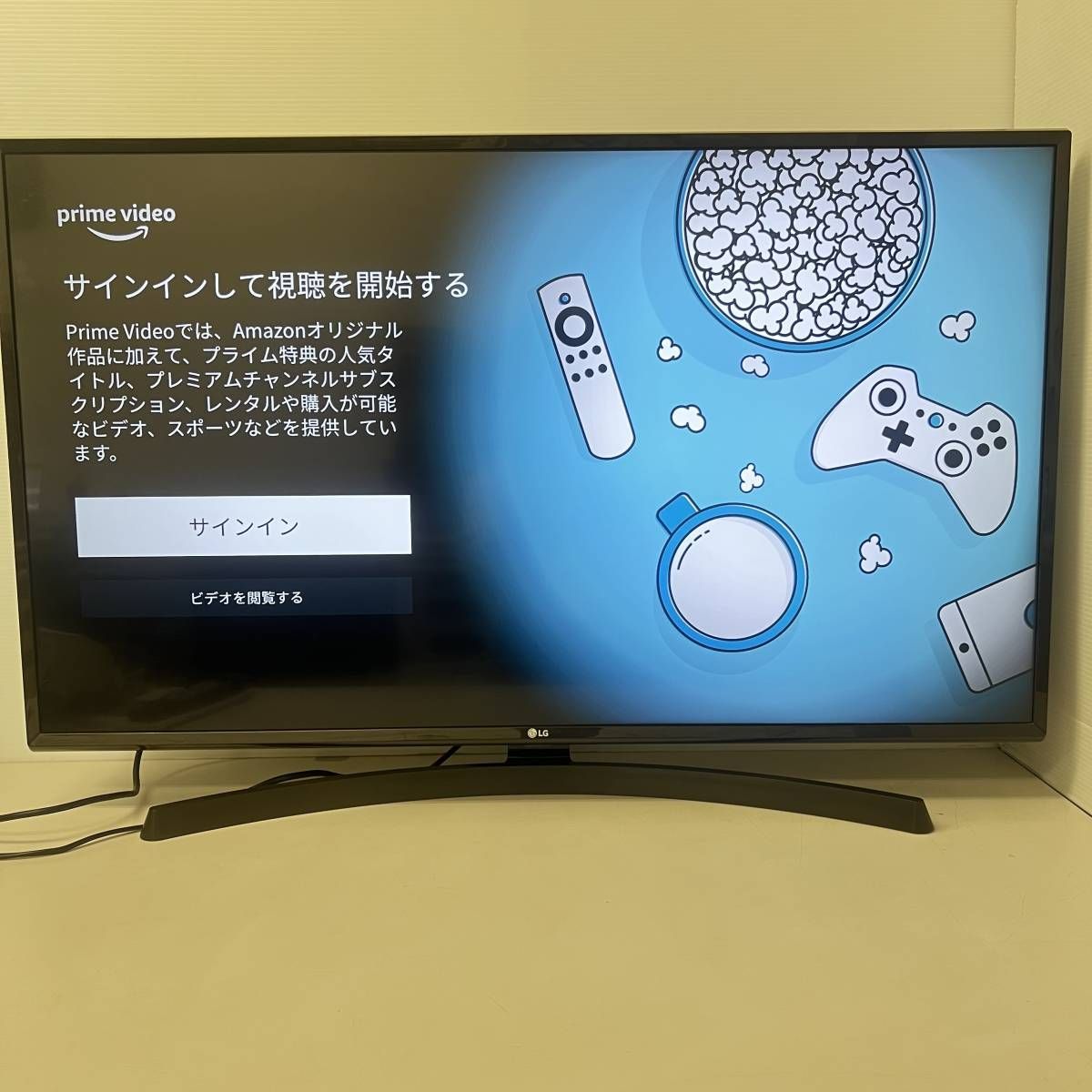 43型4Kテレビ LG 43UK6300PJF 2018年購入 テレビ/映像機器 テレビ