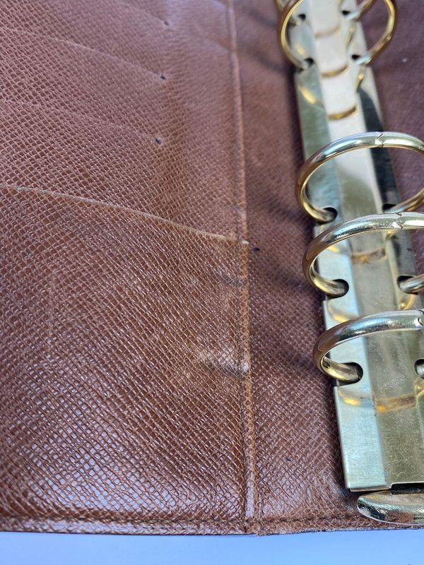 上昇の 品 LOUIS VUITTON ルイ ヴィトン R20004 SP0975 モノグラム アジェンダMM 手帳カバー 179-251019-AS-21-min