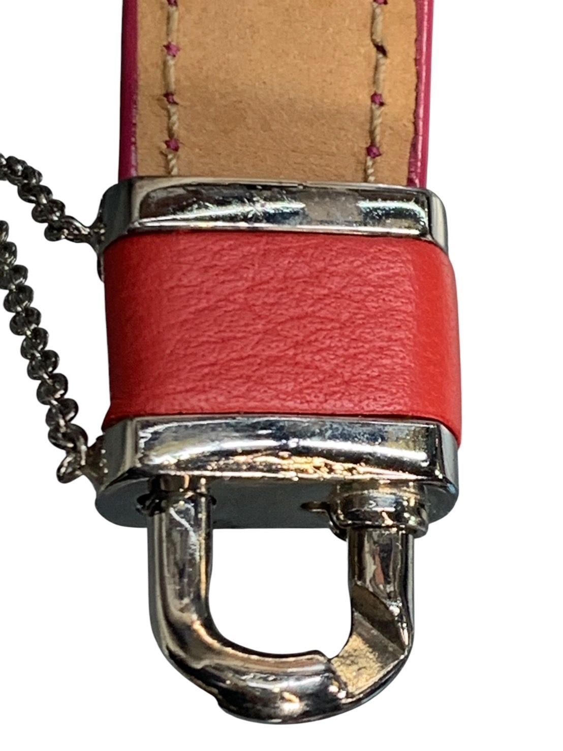 美品】ロエベ 南京錠レザーブレスレット LOEWE バングル 箱付き