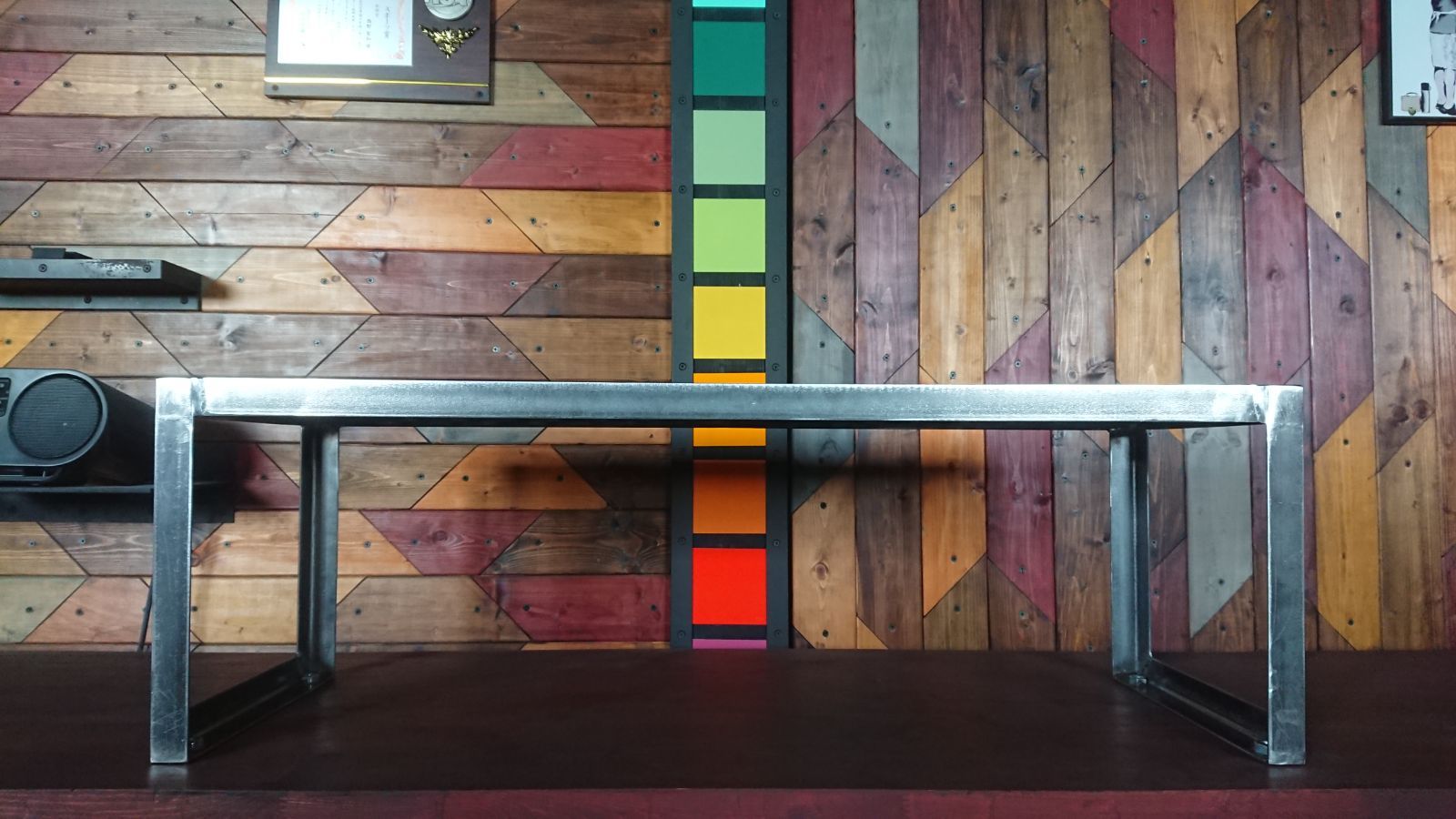 無塗装でアイアンなシューズラック♪ 300×900×300ｍｍ Π型 無塗装でアイアンなシューズラック♪ 300×900×300mm Π型