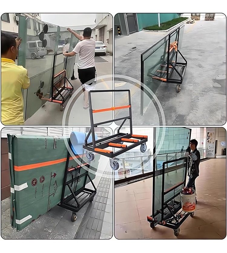 建設現場でのガラス