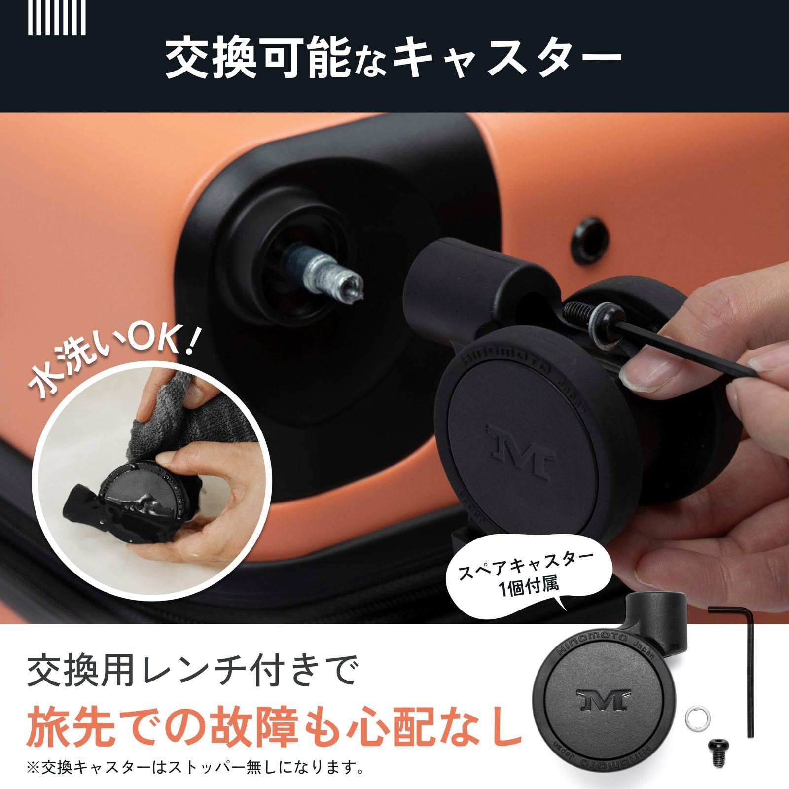 cm拡張で旅の自由度アップ