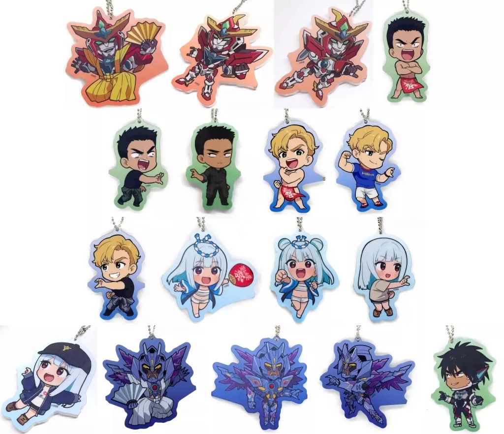 キーホルダー 全17種セット 勇気爆発バーンブレイバーン 勇気爆発祭 くっつくアクリルキーホルダー