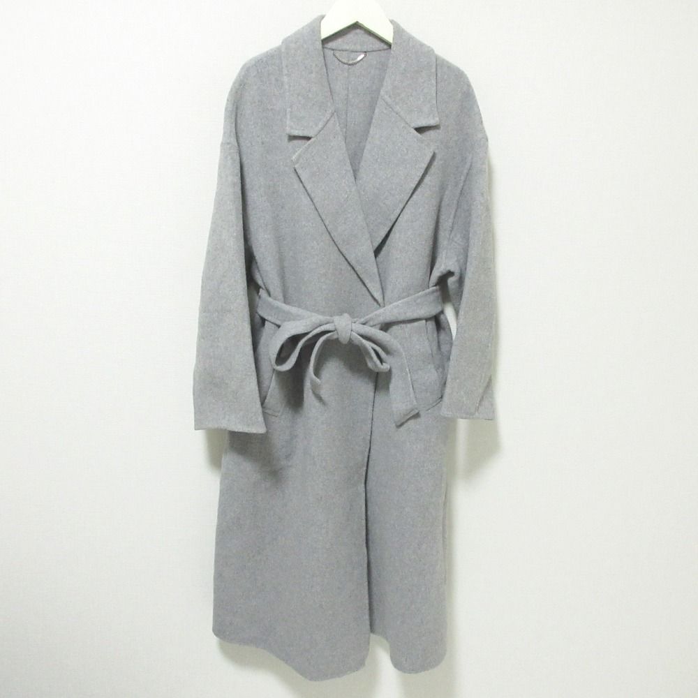 美品 21AW 23区 ニジュウサンク MANTECO リバー ロング コート